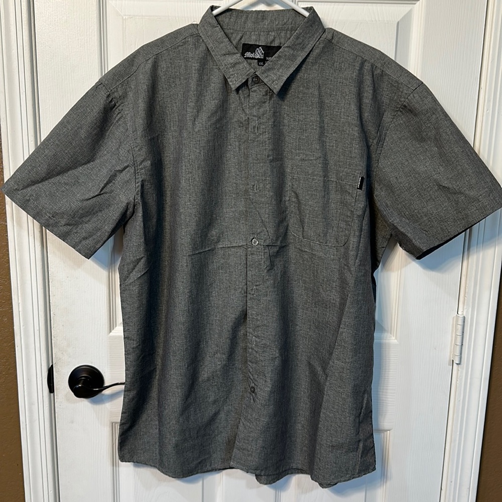 Molokai surf co. Button up shirt size XXL gray